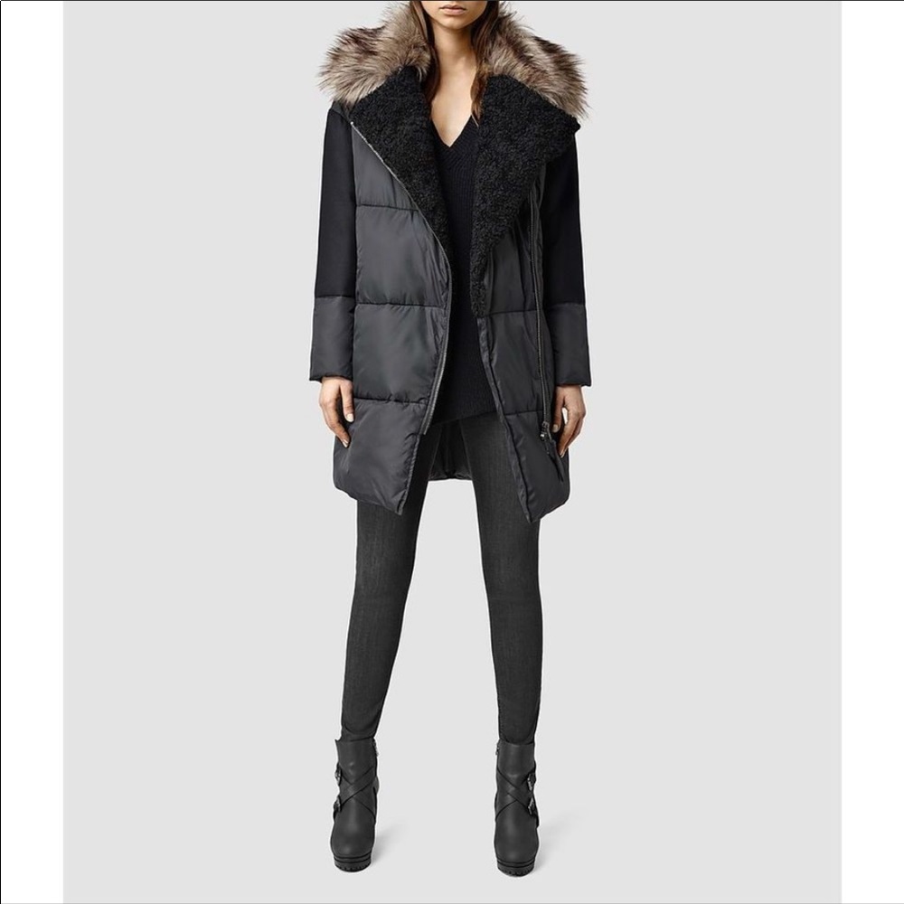 All Saints Elita Puffer Parka, M